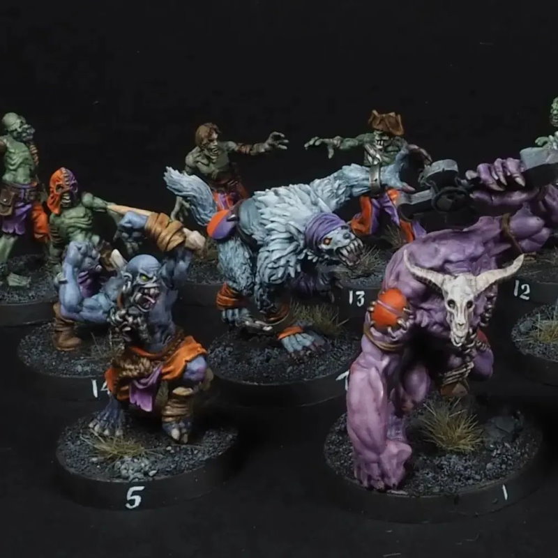 Flesh golems, werewolves and ghouls